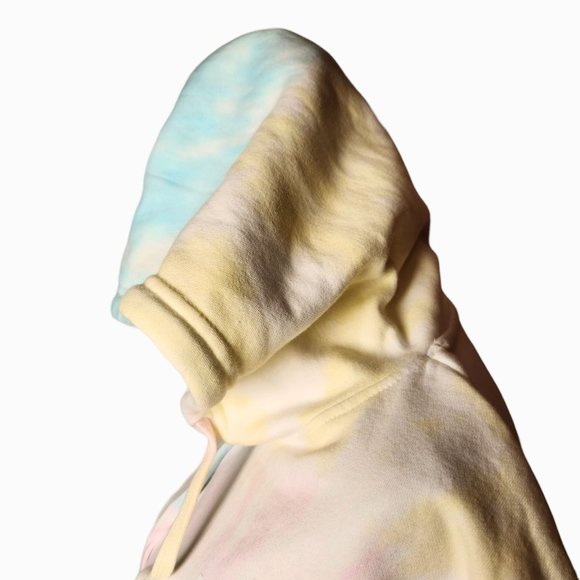 TIK-TOK Independent Trading Co. Pastel Tie-Dyed Midweight Hooded Sweatshirt XL - Picture 4 of 9